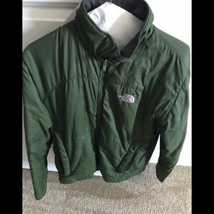 North face green jacket